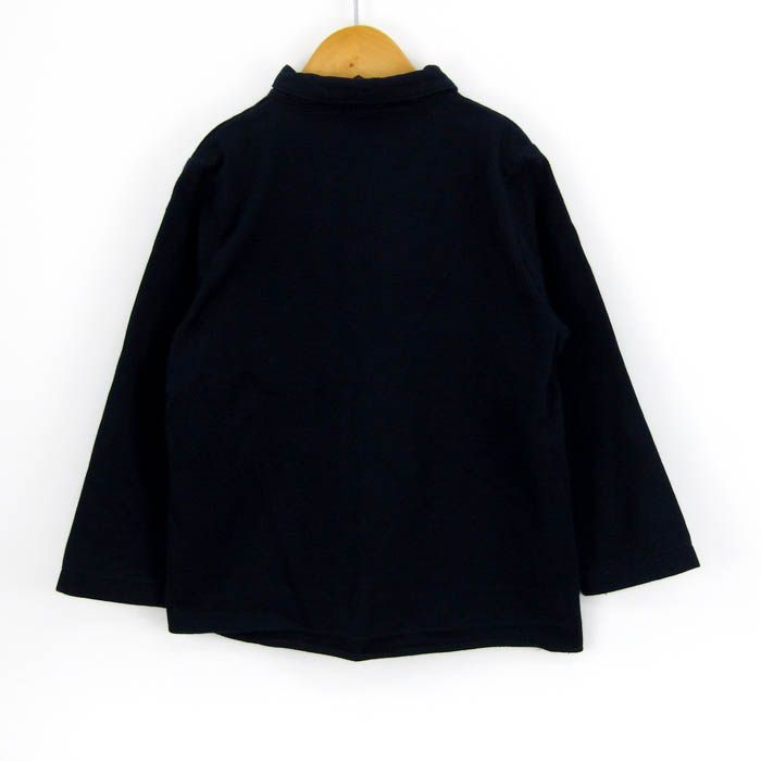 ミキハウス フォーマルスーツ ジャケット 前開き 胸元ロゴ コットン  