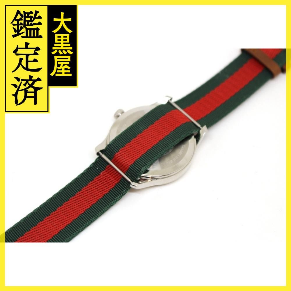 GUCCI グッチ Gタイムレス 126.4 クォーツ メンズ SS ステンレス 蜂 