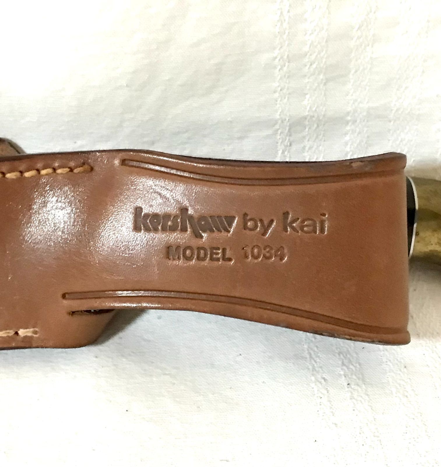 kershaw by kai OUTDOOR KNIFE ビンテージ カーショウ モデル 皮