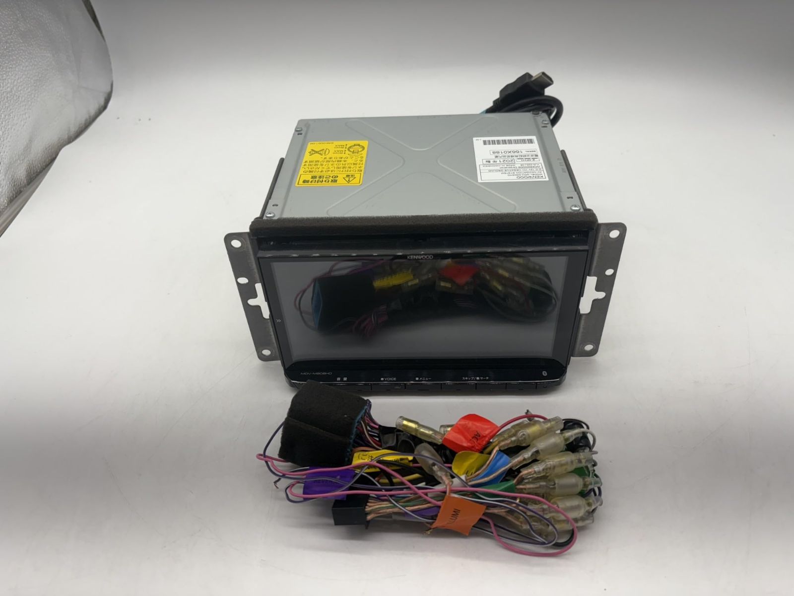 No.3476 ケンウッド カーナビ 彩速 7インチ MDV-M808HD HDモデル 圧倒的な地図の見やすさ 操作感 インダッシュナビ HDMI入力 ハイレゾ音源対応 ブラック KENWOOD