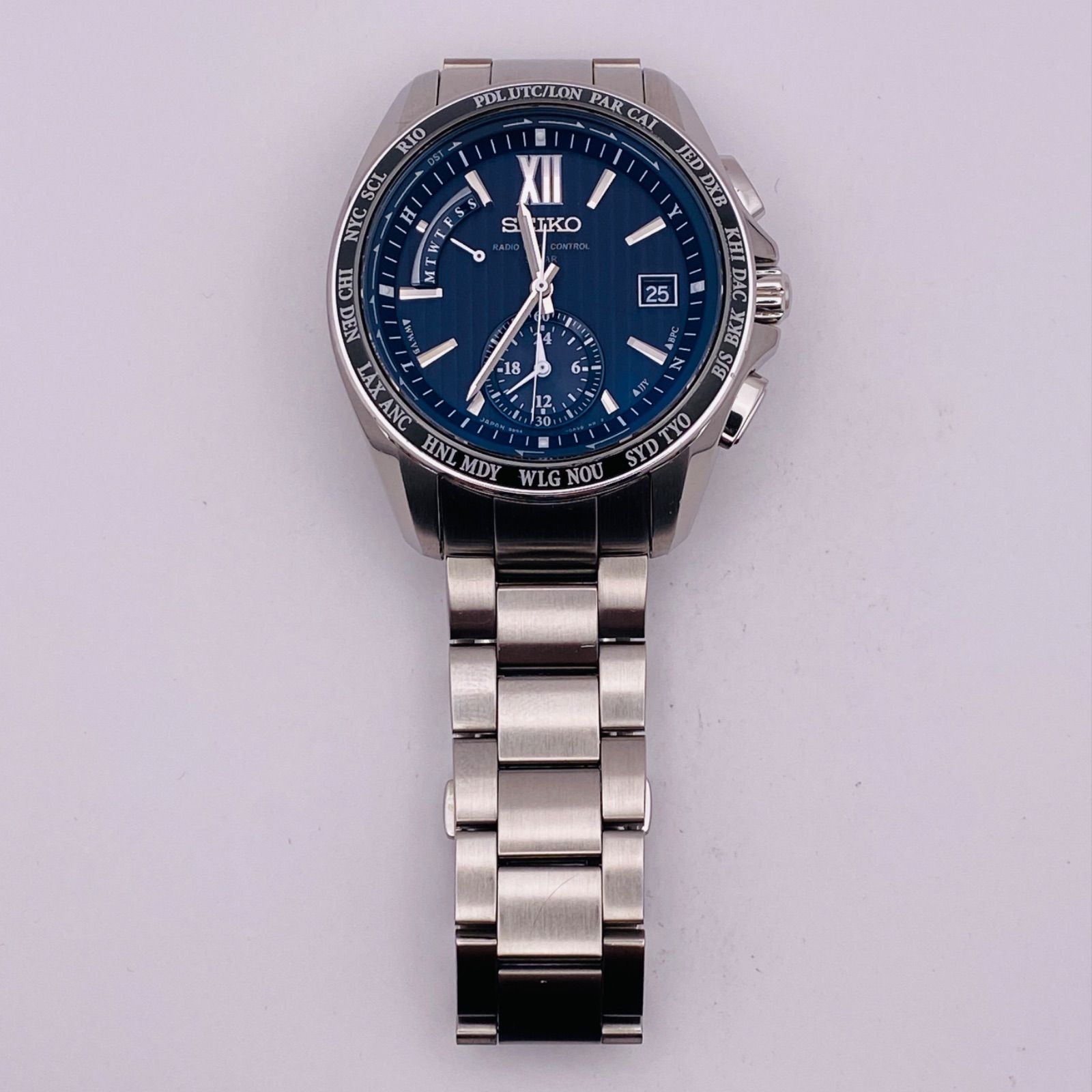 T194）美品 正常稼動 SEIKO セイコー 電波ソーラー BRIGHTZ ブライツ 