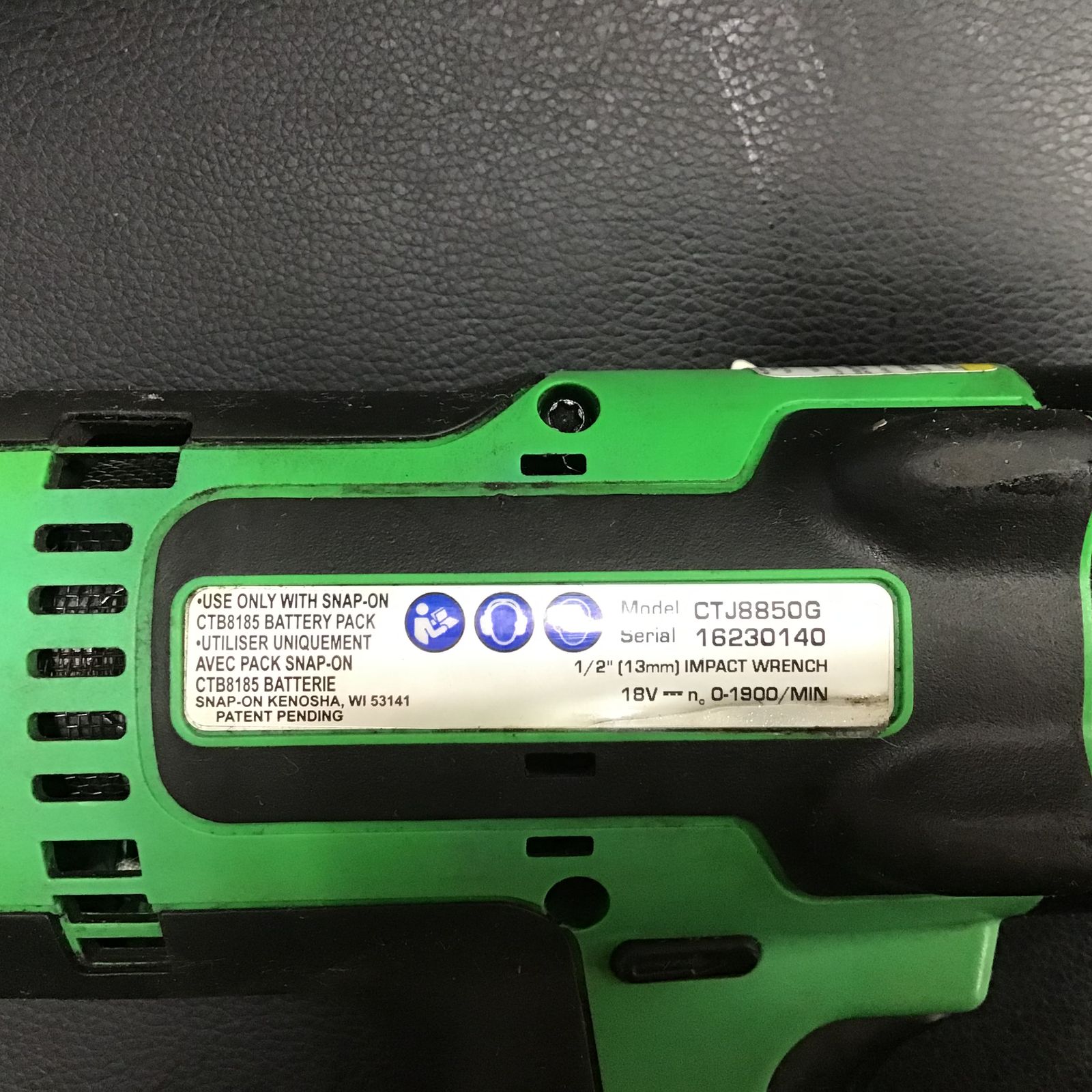 柏店】snap on インパクトレンチ CTJ8850G - メルカリ