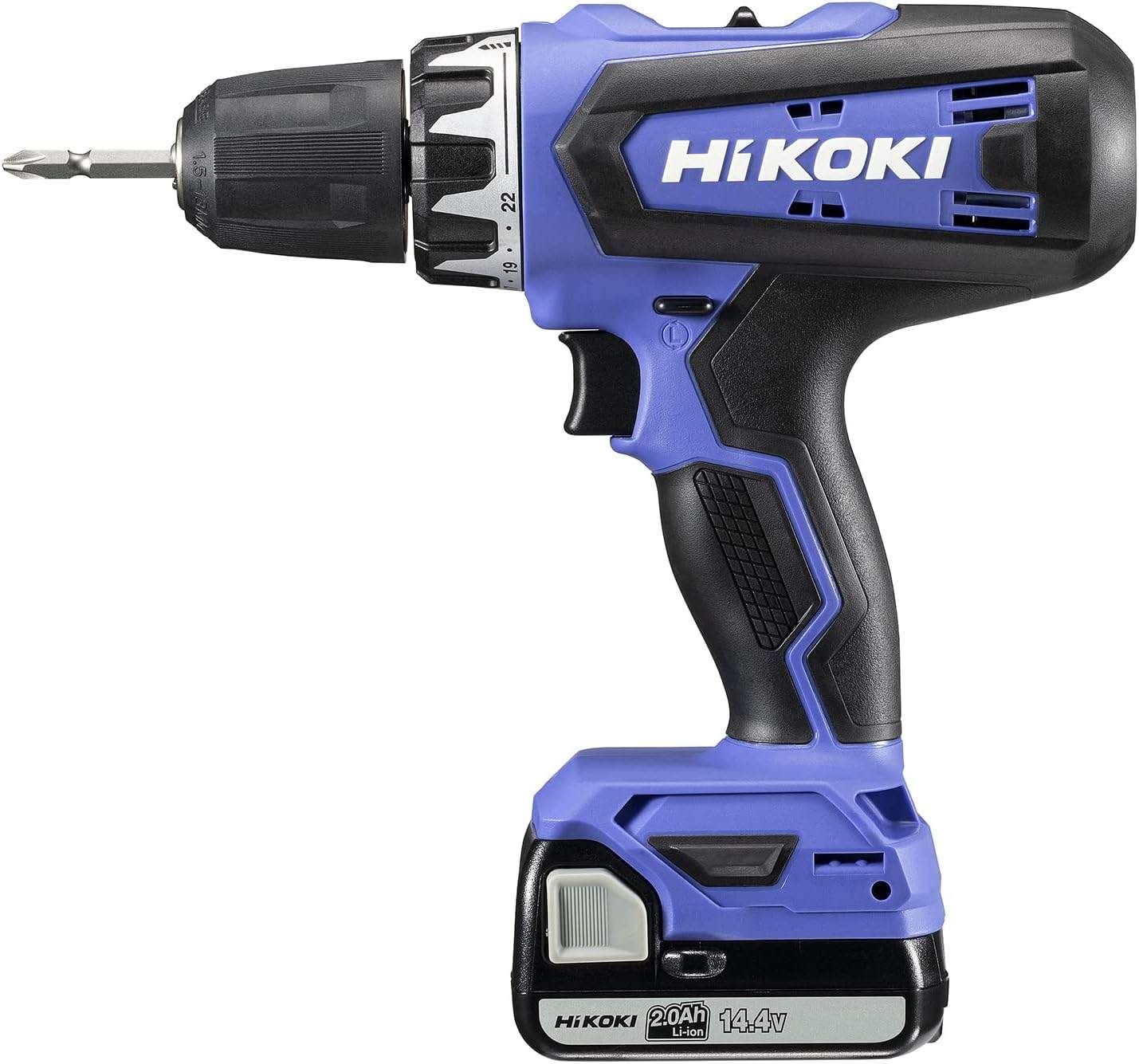 ハイコーキ HiKOKI 14.4V コードレスドライバドリル 充電式 バッテリー1個 充電器 ケース付 FDS14DF BG DIY向け ドリルドライバー 日立 工具 電動ドリル 穴あけ 締め付け