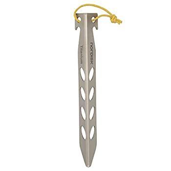 NORDISK ノルディスク アウトドア キャンプ V型ペグ チタン製 2本セット 165mm 15g 119035