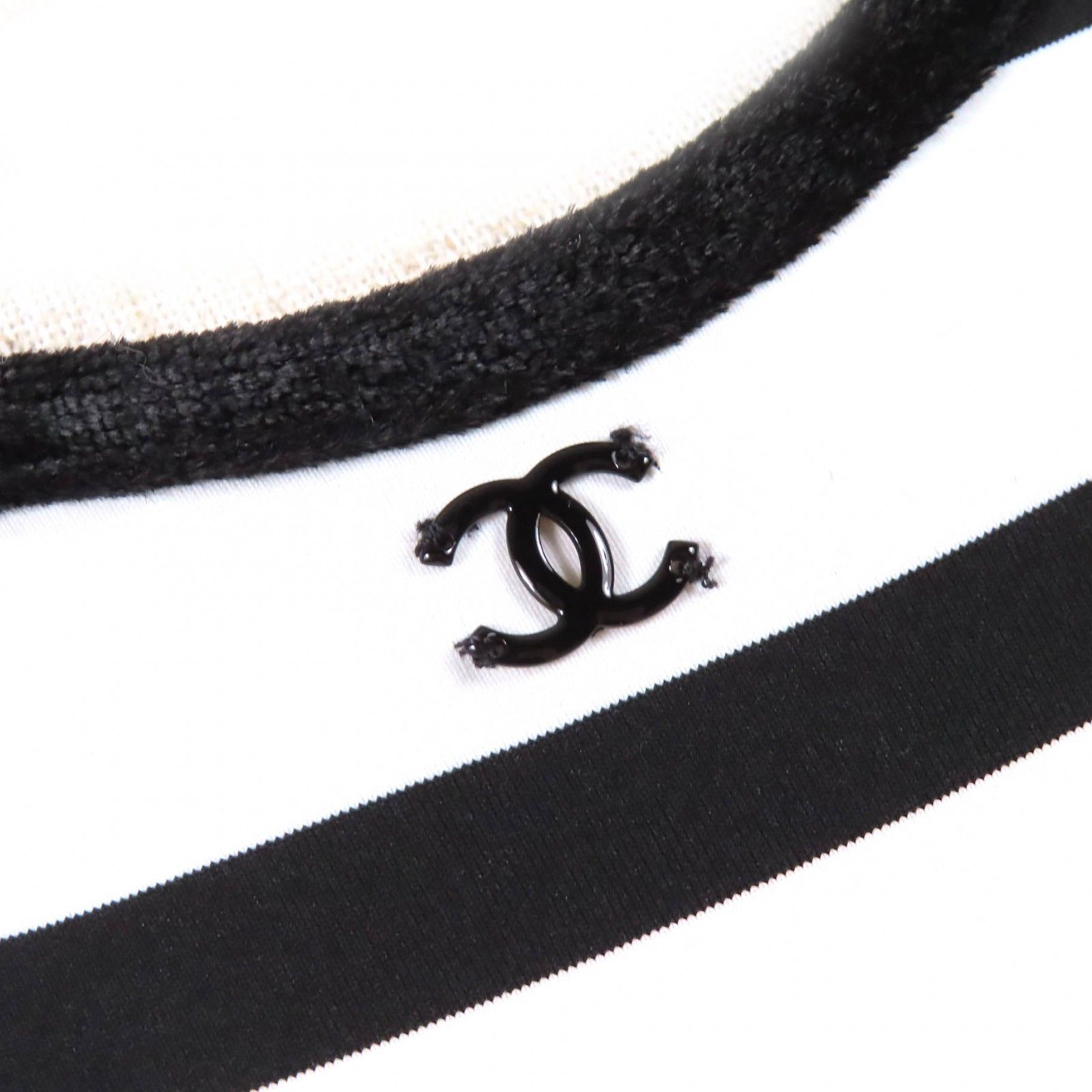 CHANEL スポーツライン ジップアップワンピース ココマーク ストライプ シャネル CHANEL スポーツライン ボストン バッグ ナイロン 黒