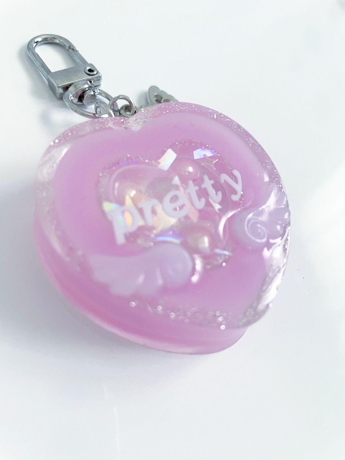 008　ハート シェイカー heart shaker キーホルダー 〈パープル〉 008ハート シェイカー heart shaker キーホルダー 〈パープル〉