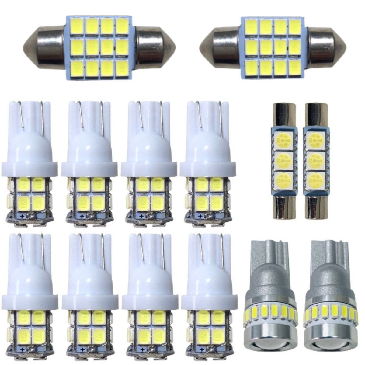 KB1/2 レジェンド 爆連 T10 LED ルームランプ 14点セット 車内灯 ウェッジ球 ホワイト ナンバー灯 - メルカリ