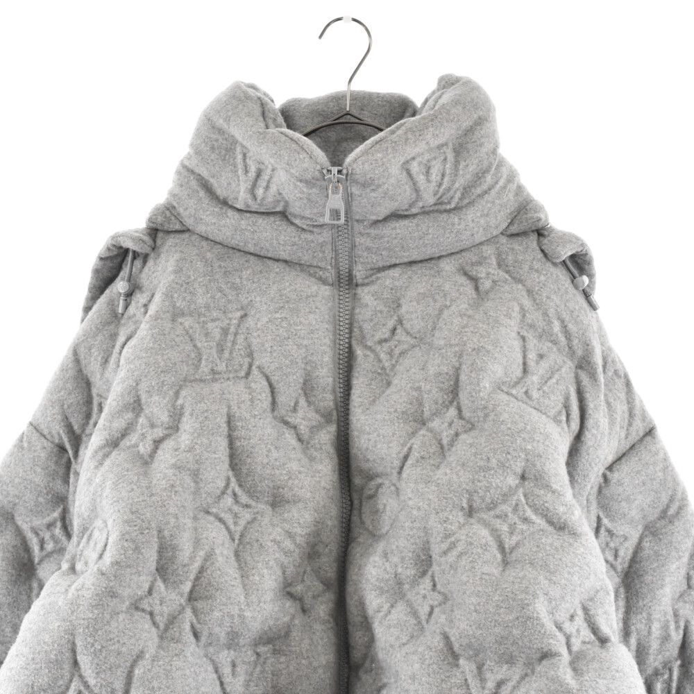 LOUIS VUITTON (ルイヴィトン) 19AW Monogram Boyhood Puffy Jacket  モノグラムボーイフッドパファジャケットダウンジャケット HHK72EUY5 グレー