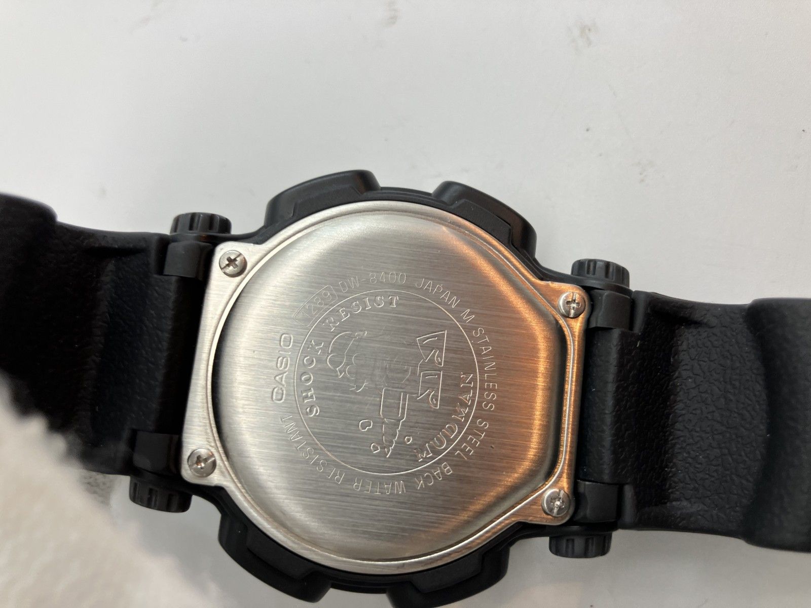 CASIO Gショック 1289 DW-8400 電池交換済み（2025/05）ケース幅49mm