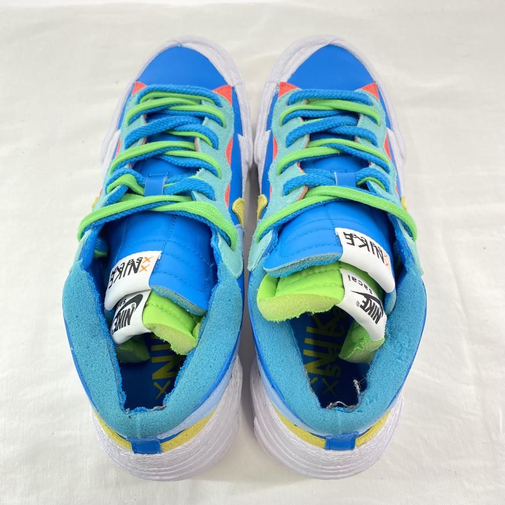 NIKE BLAZER KAWS × sacai × Nike Blazer Low Neptune Blue 27cm ナイキ ブレザー カウズ×サカイ × ナイキ ブレーザー ロー ネプチューン ブルー 17