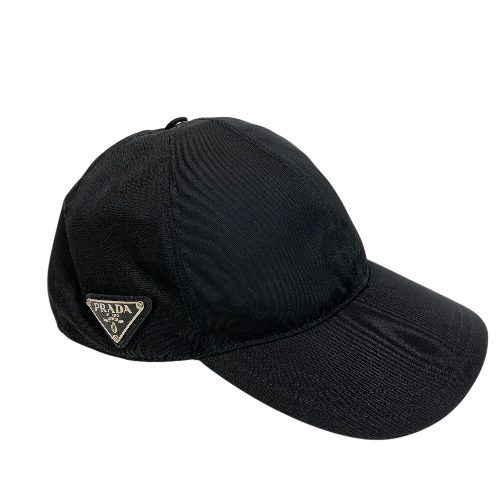5%OFF フォロワークーポン PRADA プラダ 2HC274 三角プレート キャップ ブラック レディース おすすめ 人気