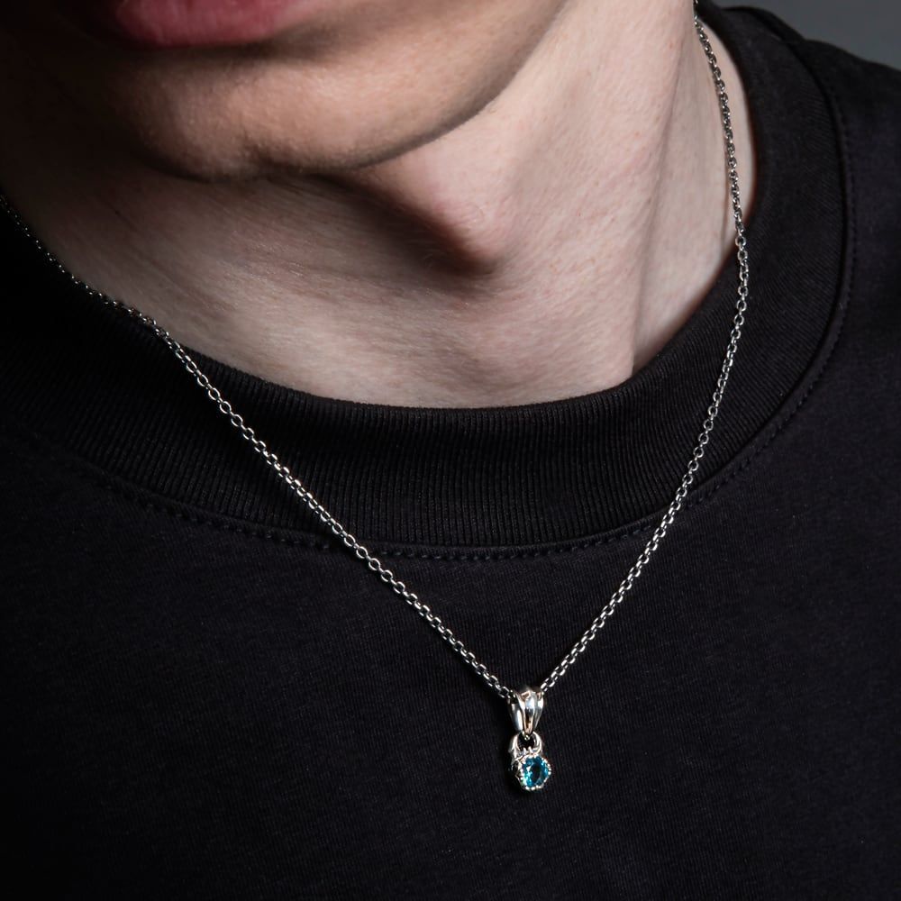 ジュエルクラウンペンダント ロンドンブルートパーズ アルテミスクラシック ペンダントトップのみ シルバー ジュエリーブランド