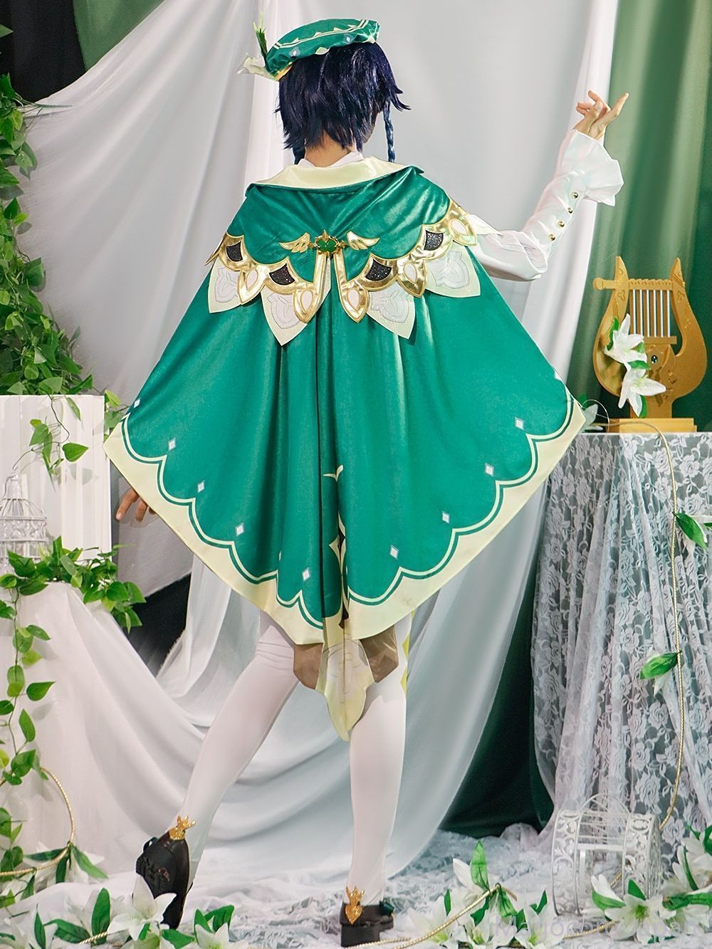 コスプレ衣装原神ヴェンティコスプレセット風神コスチューム衣装ワンピース正太