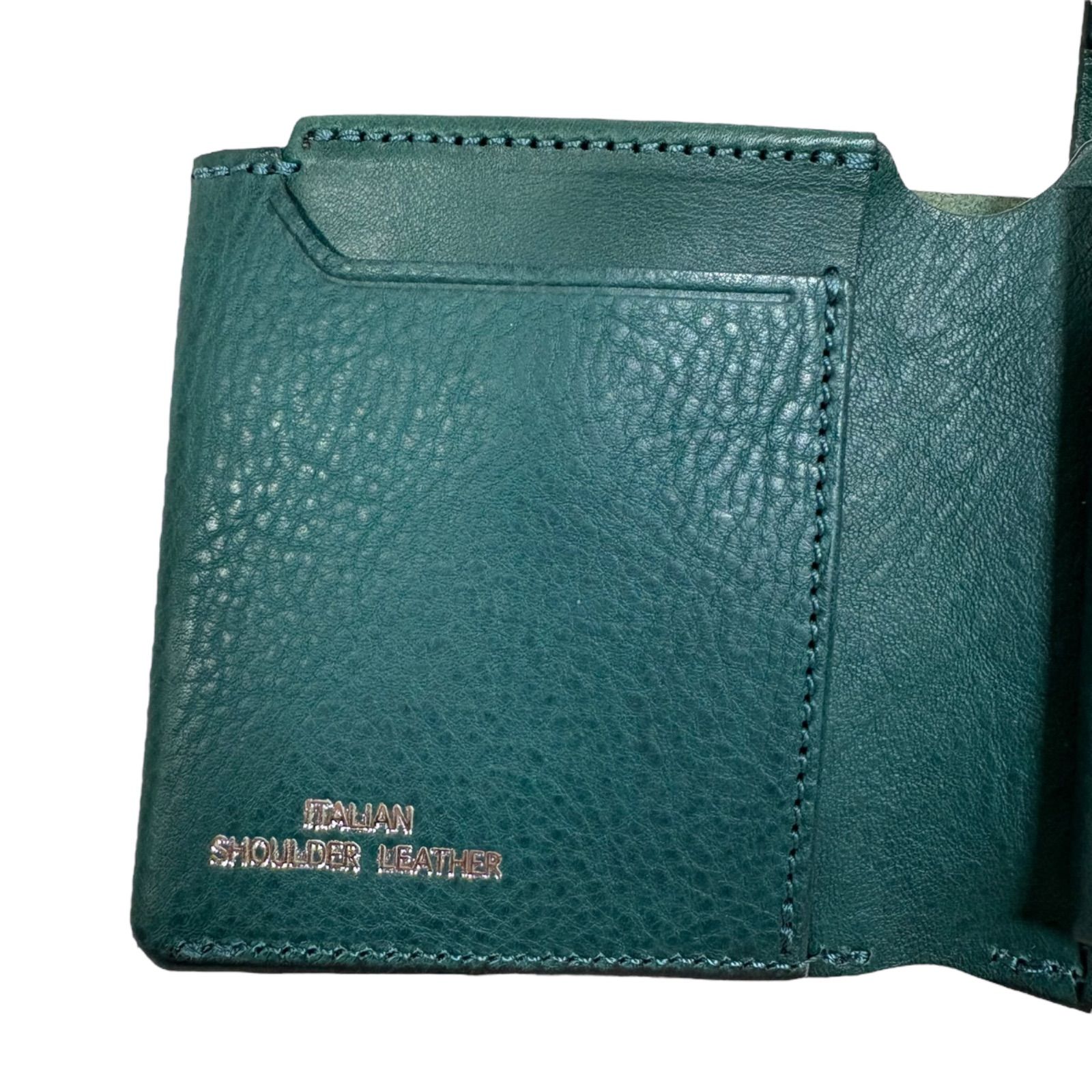 展示未使用】cramp シュリンクレザー スリムウォレット 池之端銀革店