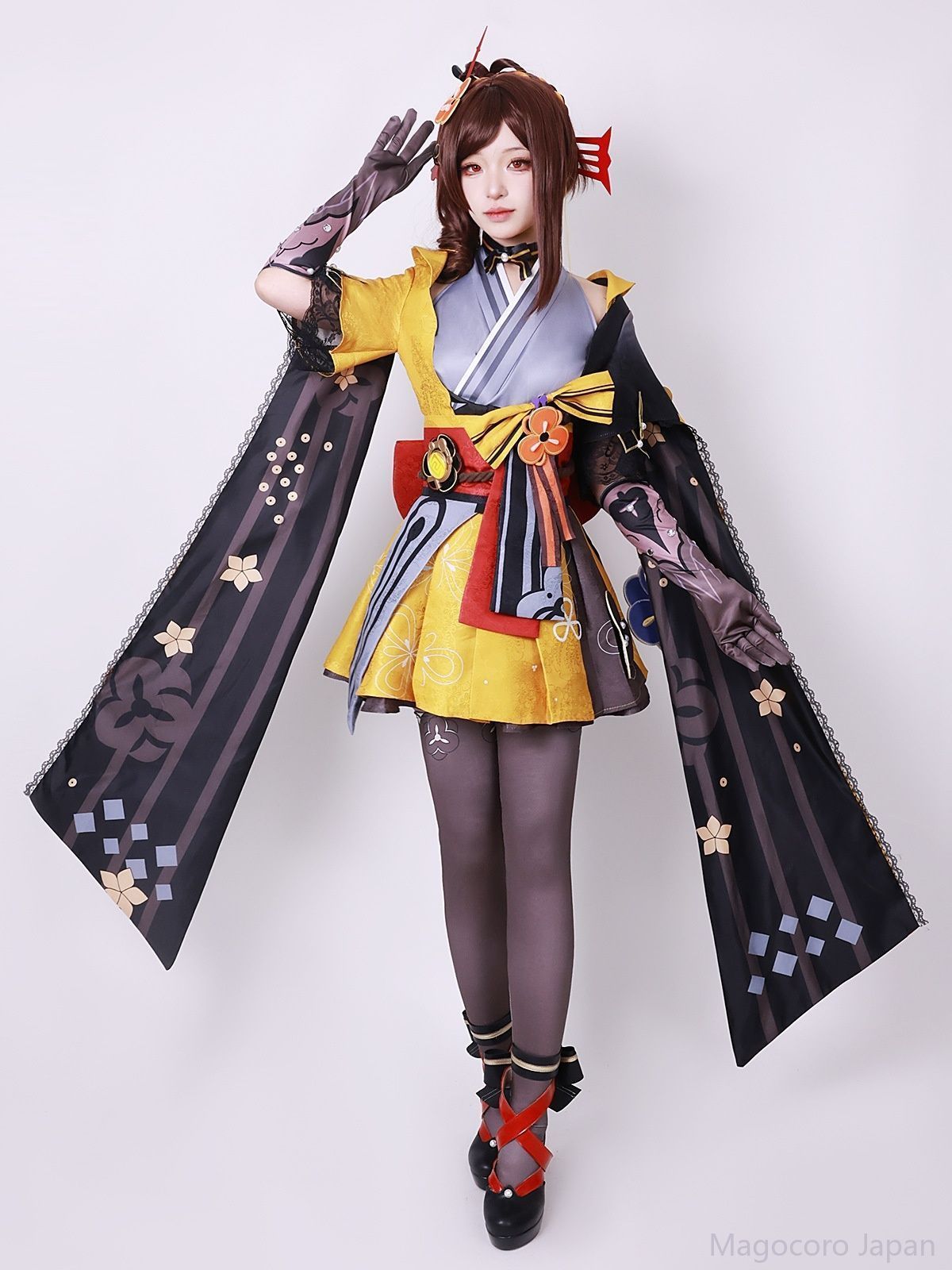 コスプレ衣装原神千織和風アニメゲーム女性用稲妻城コスチューム