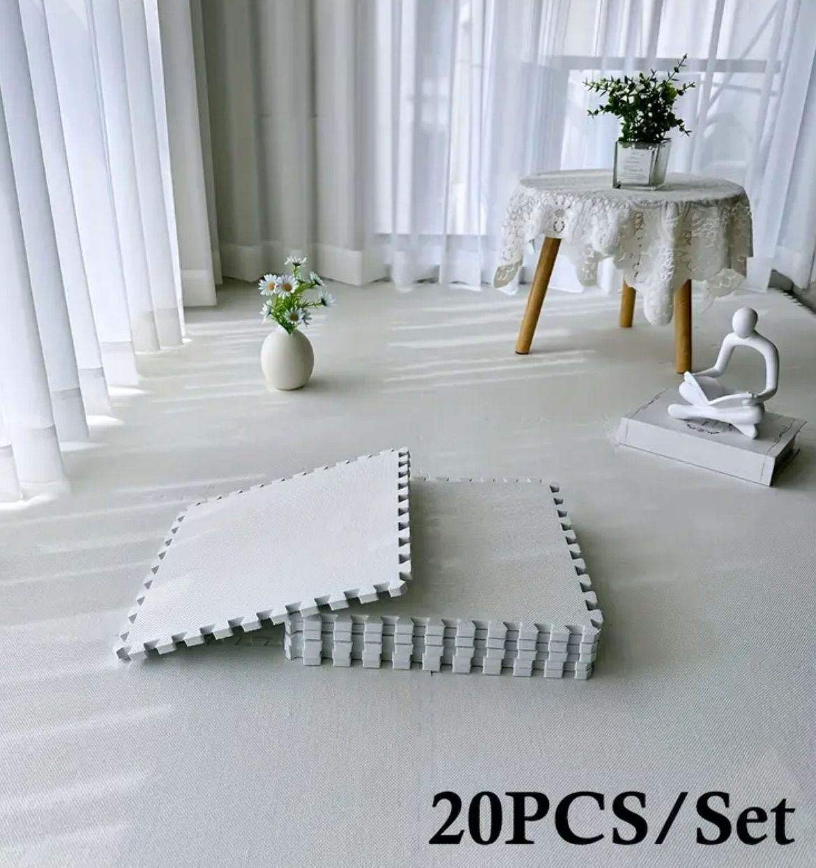 インテリア 家具 ラグマット ジョイントマット マット インテリア用品 30×30cm 20枚 フローリング カーペットタイルカーペット大判 防音