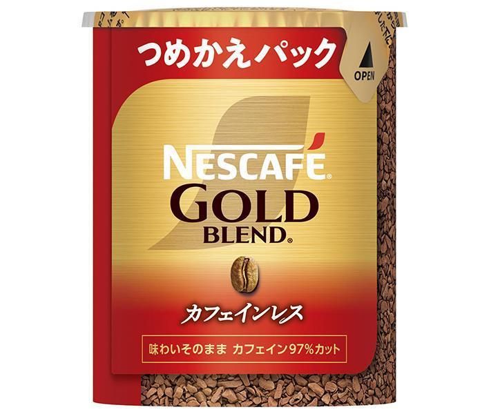 ネスレ日本 ネスカフェ ゴールドブレンド カフェインレス エコ＆システムパック バリスタ詰め替え用 60g×12個入× 2ケース ｜ 無糖 珈琲 インスタント カフェインレス