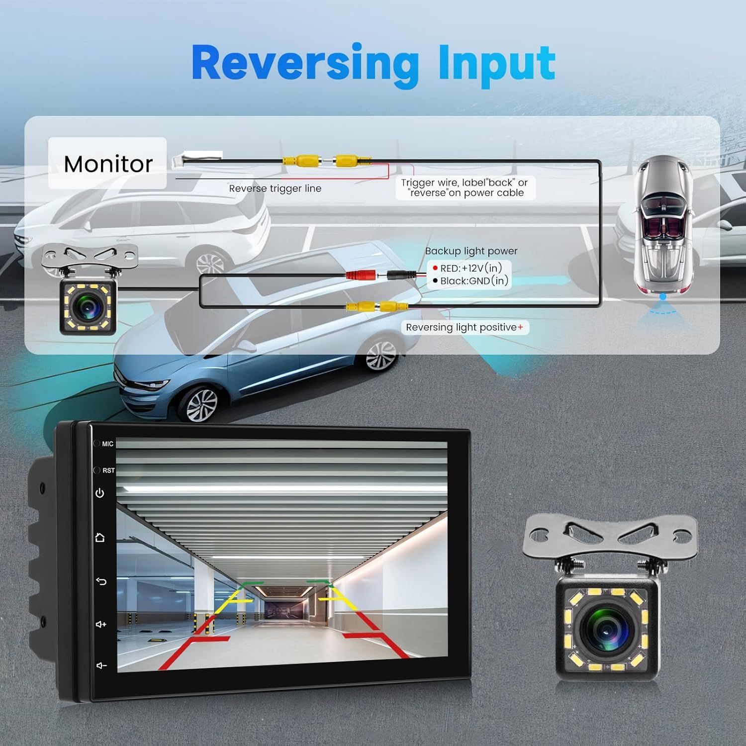 USB 7インチタッチ画面