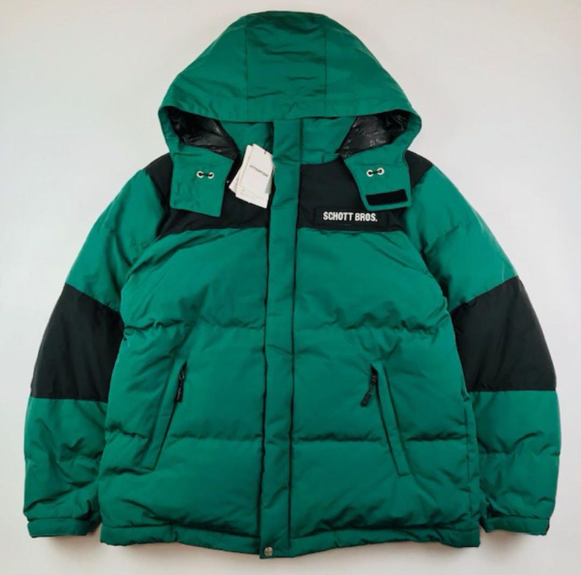 新品未使用☆SCHOTT・ショット CLASSIC 2TONE メンズ ブランドロゴ 