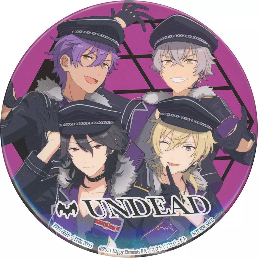 中古】バッジ・ビンズ UNDEAD 丸型缶バッジ 「Blu-ray＆DVD あんさん