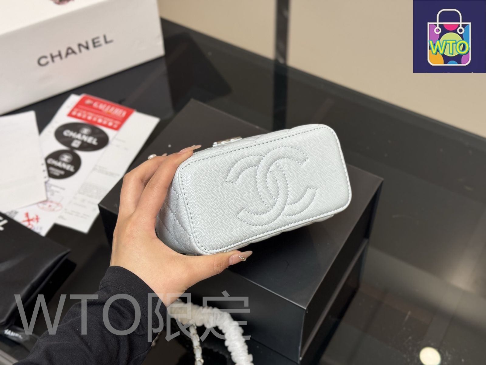 【高級感溢れる♡】CHANEL ロング ヴァニティケース 今日特価】Chanel Long Vanity Case シャネル ロング ヴァニティ
