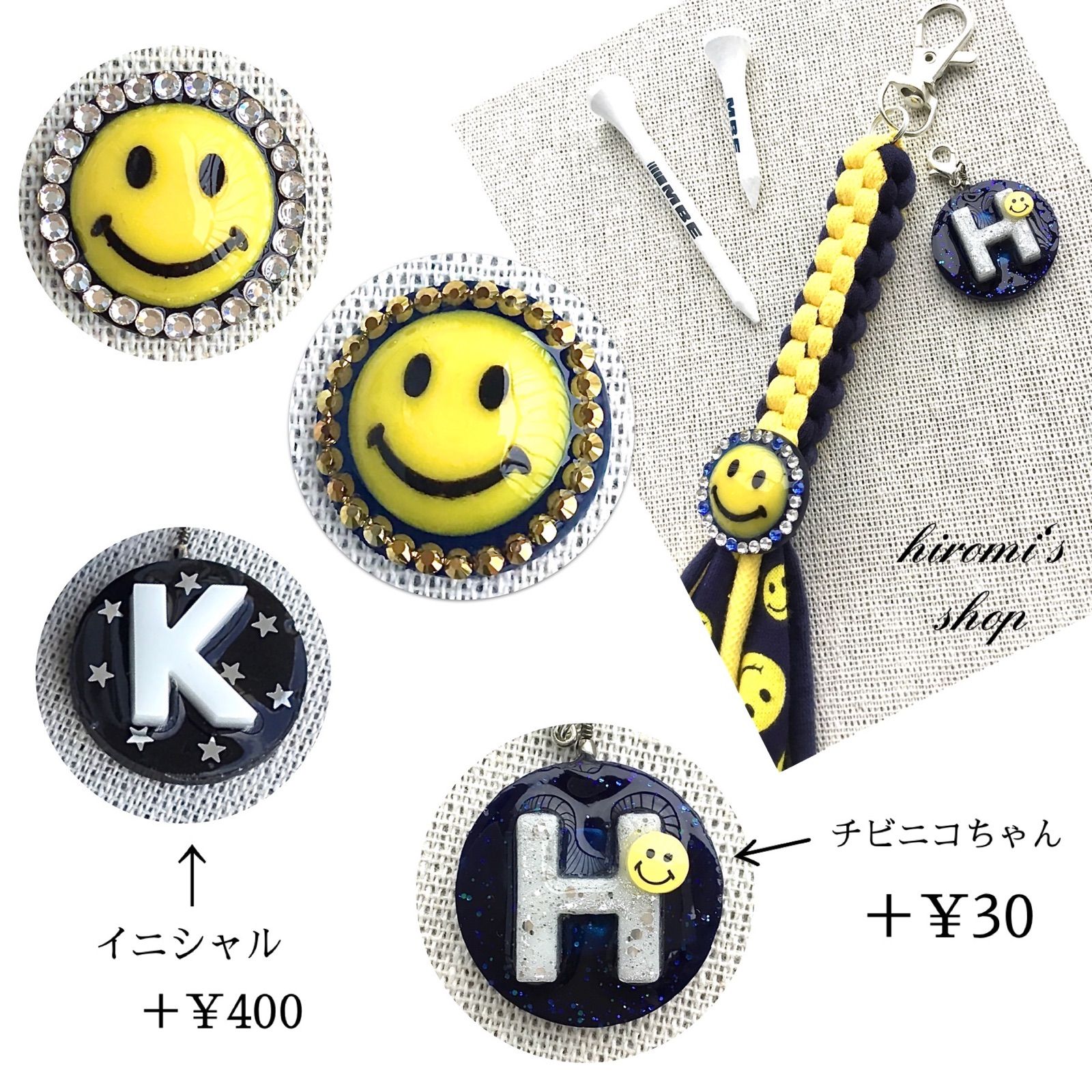 ゴルフ ティーホルダー キラキラニコちゃん スカート パンツ