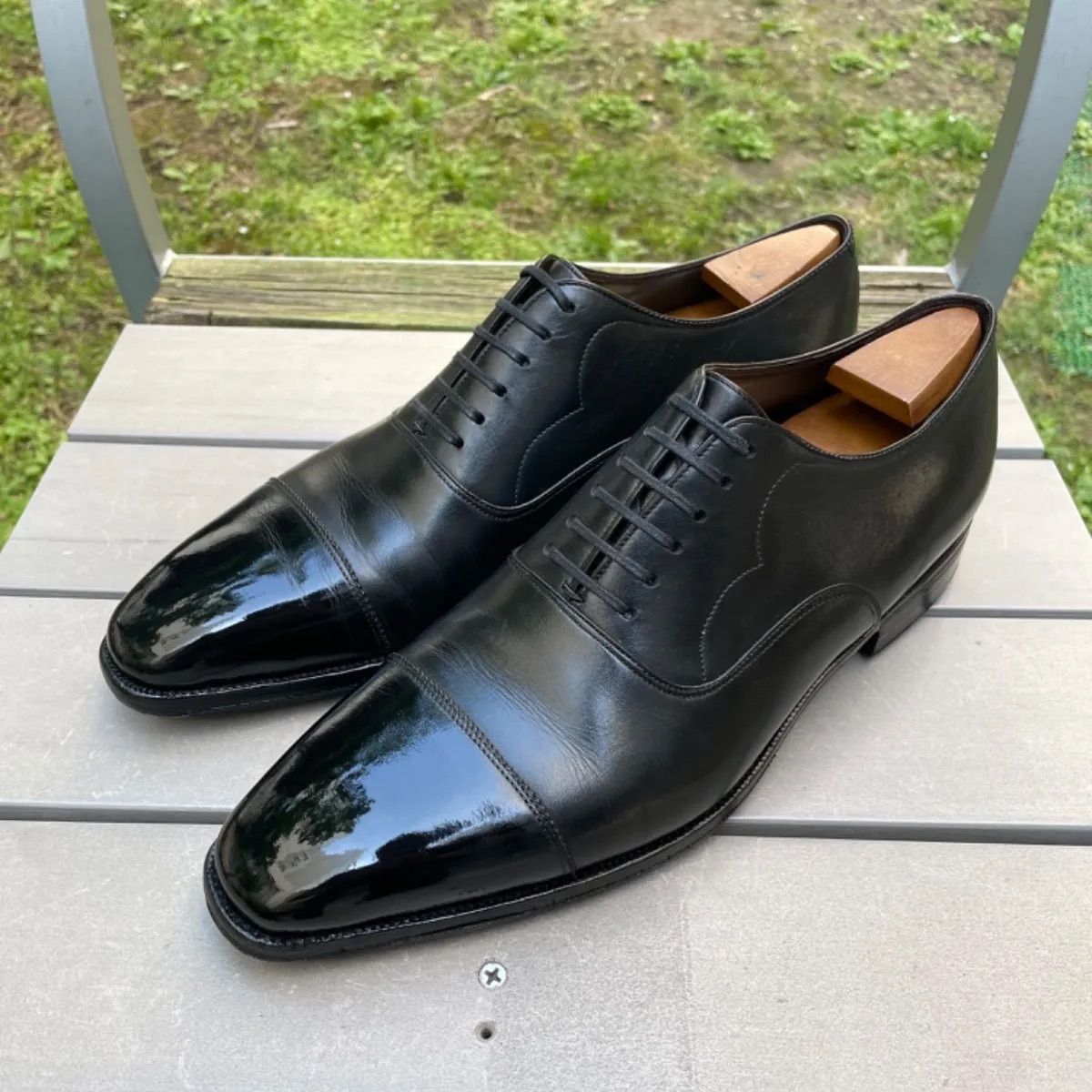 コルテ ストレートチップ シューツリー付き