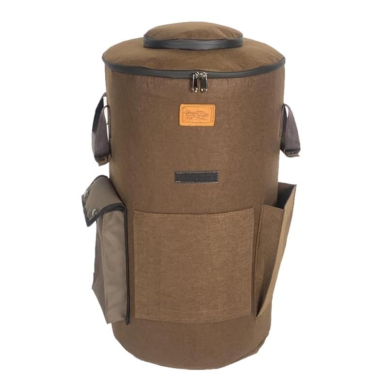 MATIMARU コンポスト バッグ (57L Mocha ポケット， 説明書) 小窓テープ 家庭用 堆肥 屋外 1