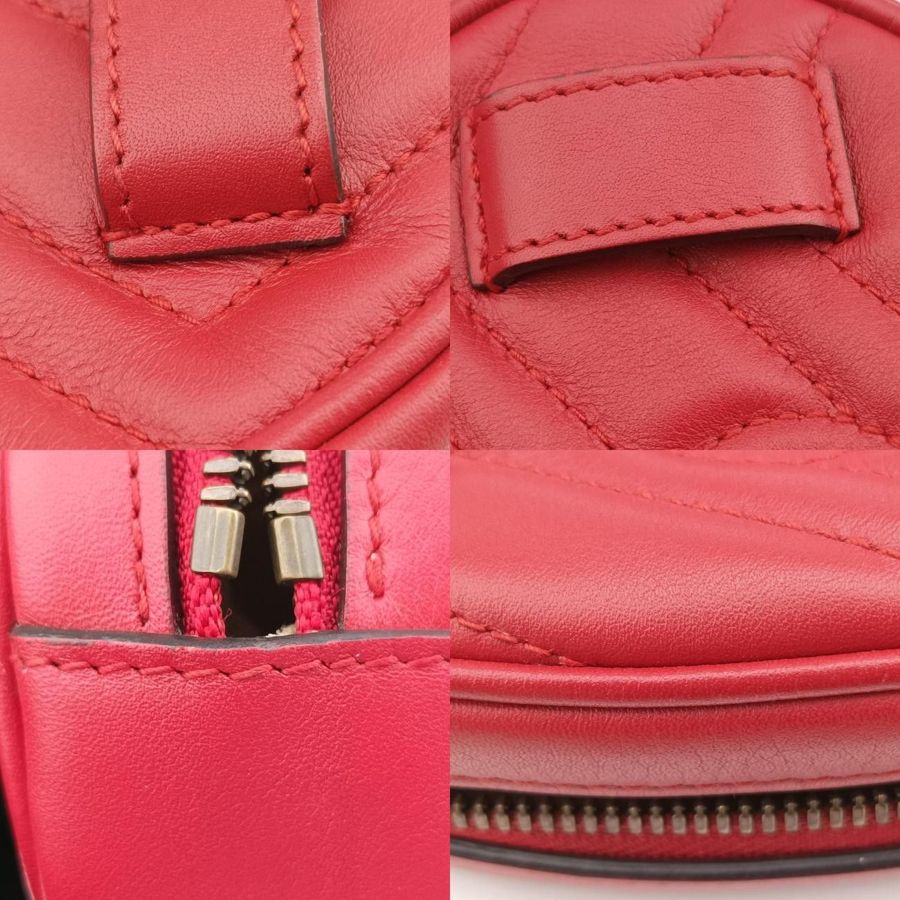 グッチGucciGGマーモントレッドレザー476434C022663242 - メルカリ