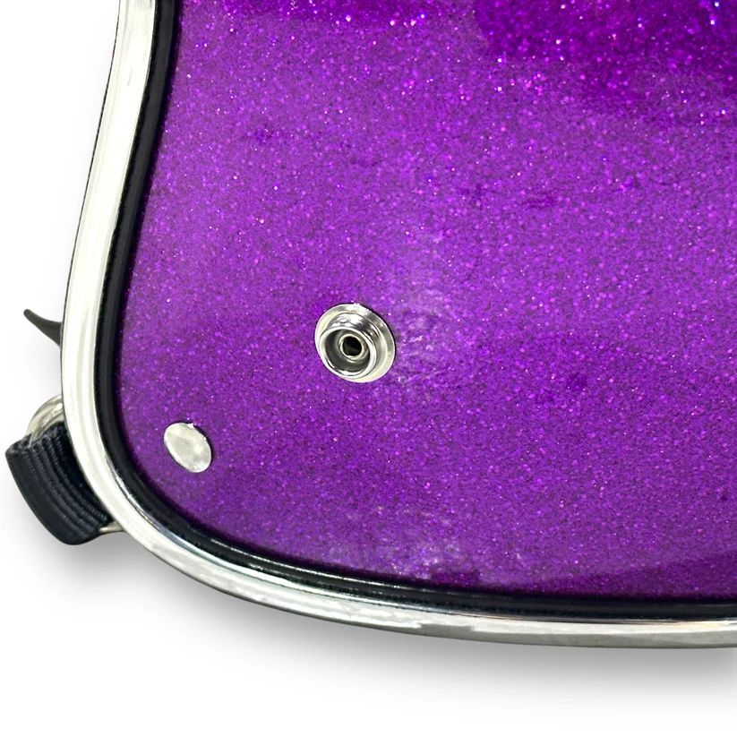 NOBUDZノーバッツ ジェットヘルメットPURPLE FLAKEパープルラメ NoBudz - 再販売通知リクエスト可 | GLITTER 3/4 HELMET (PURPLE