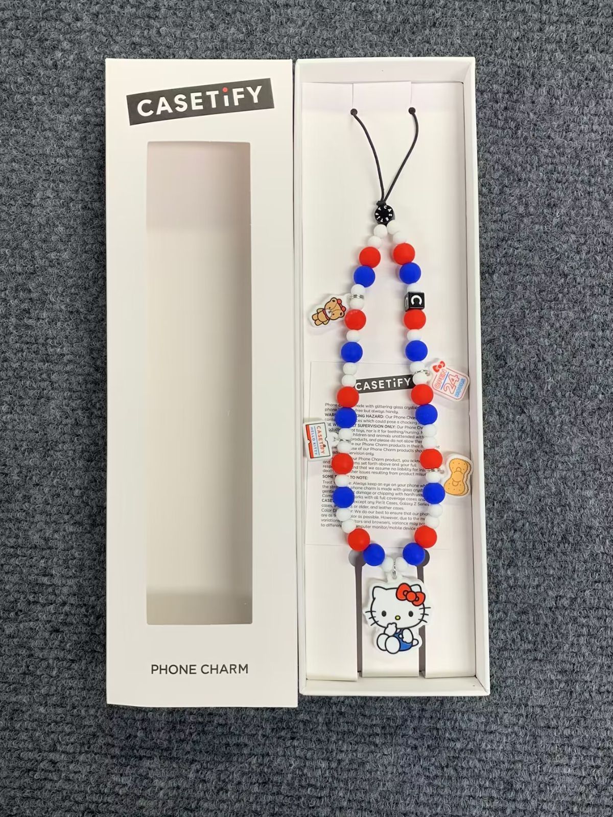 CASETiFY スマホストラップ スマホアクセサリー ハローキティ 落下防止