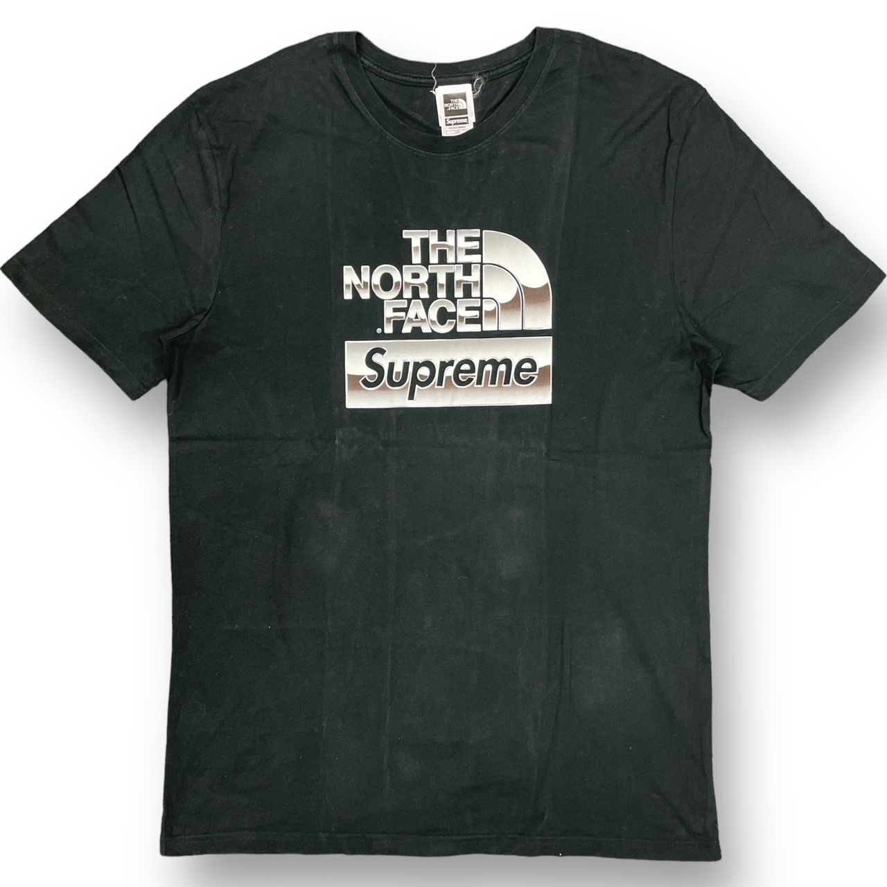 国内正規 Supreme x The North Face 18SS Metallic Logo Tee NT31808I 