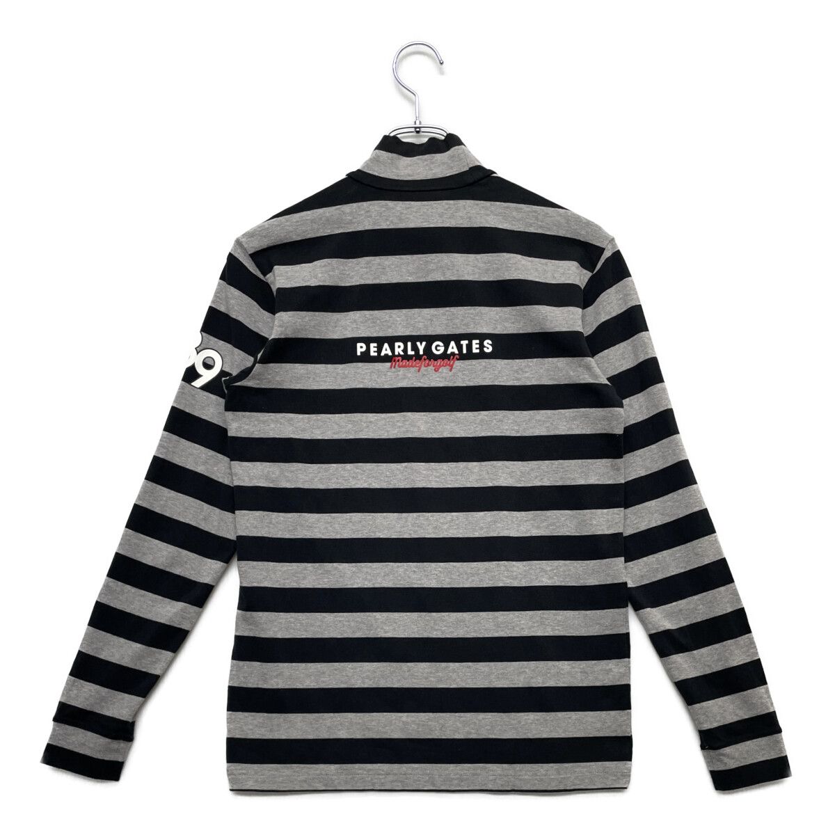 PEARLY GATES 【美品】【ボーダー】長袖 新品 パーリーゲイツ PEARLY GATES ボーダー長袖シャツ サイズ6