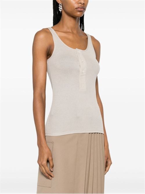 ami Paris オーガニックコットン タンクトップ ホワイト ami Paris オーガニックコットン タンクトップ ホワイト LIVING BASIC