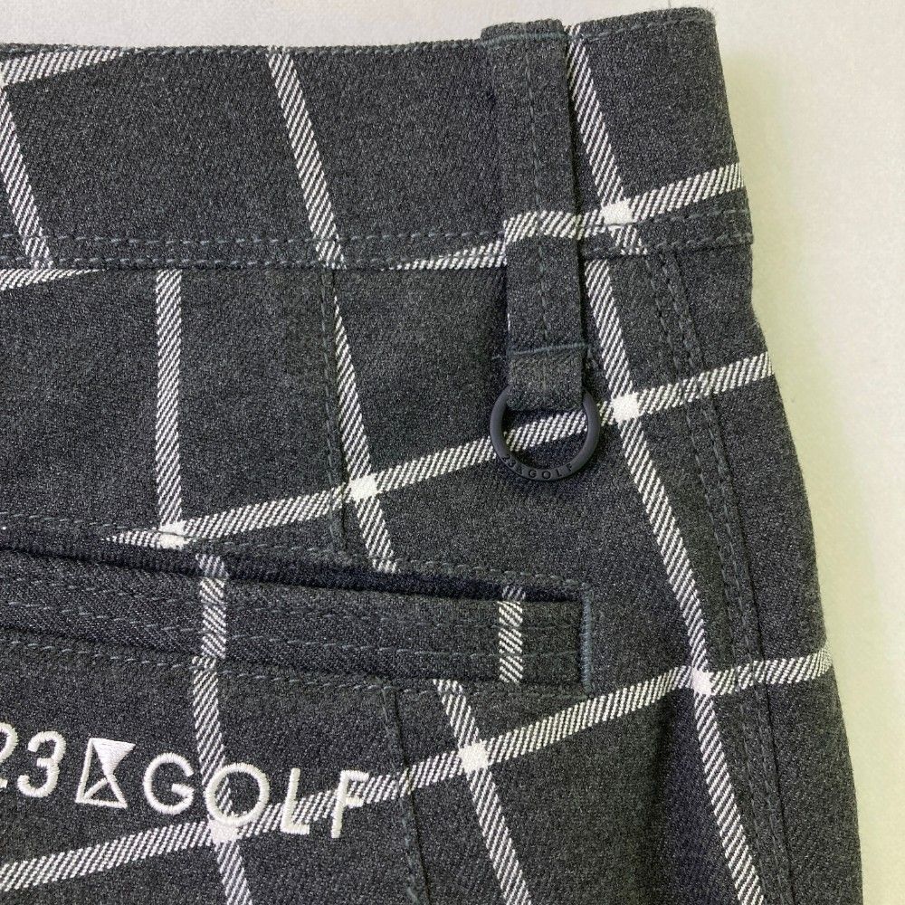 サイズ：78 23区GOLF ニジュウサンクゴルフ  裏起毛 ストレッチパンツ チェック柄 グレー系 [240101427810] ゴルフウェア メンズ ストスト サイズ：78 23区GOLF ニジュウサンクゴルフ 裏起毛 ストレッチ