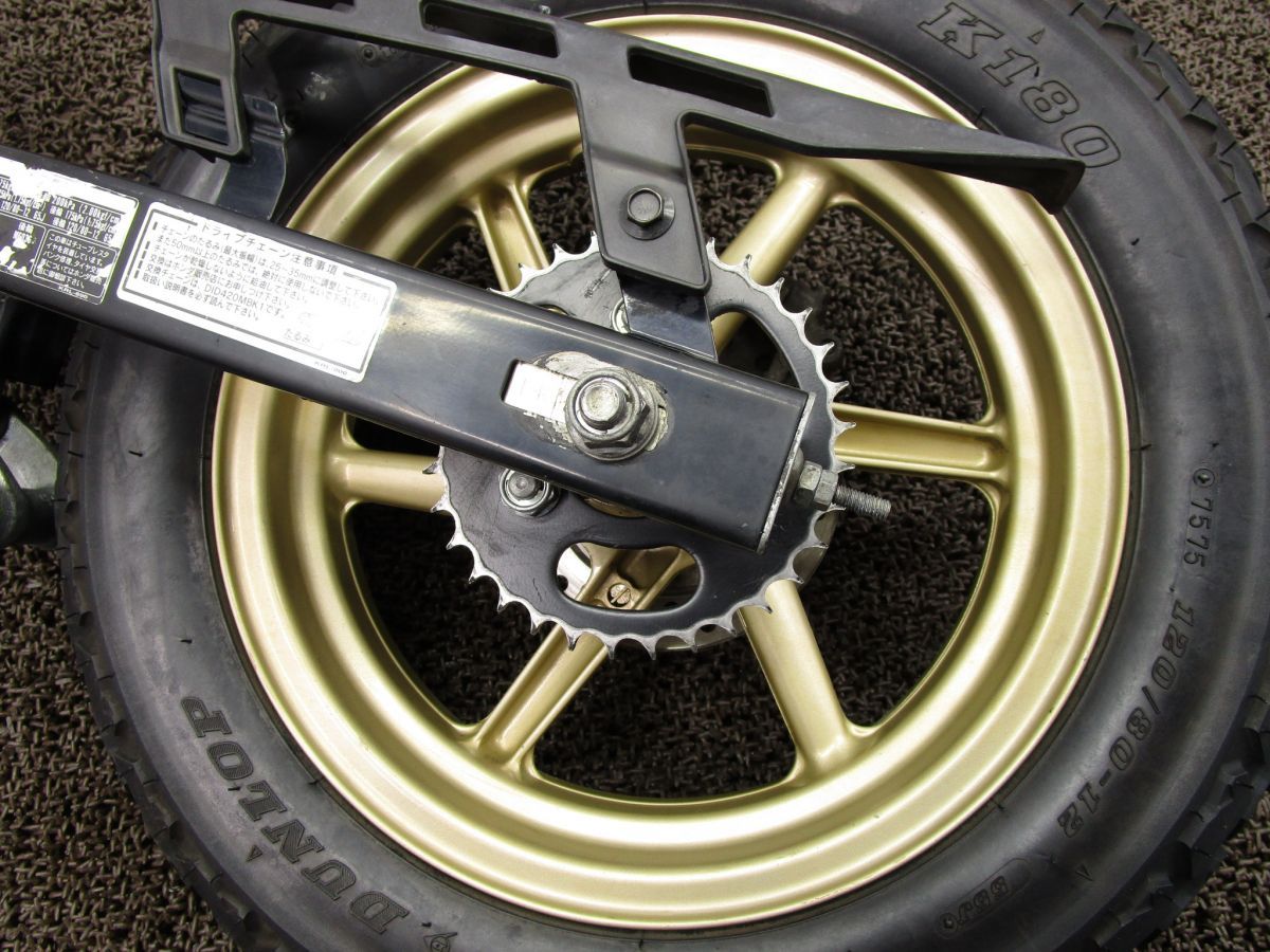 ホンダ エイプ リア ディスク化キット ドラム径11cmなら取り付け可能です。 リアブレーキディスク