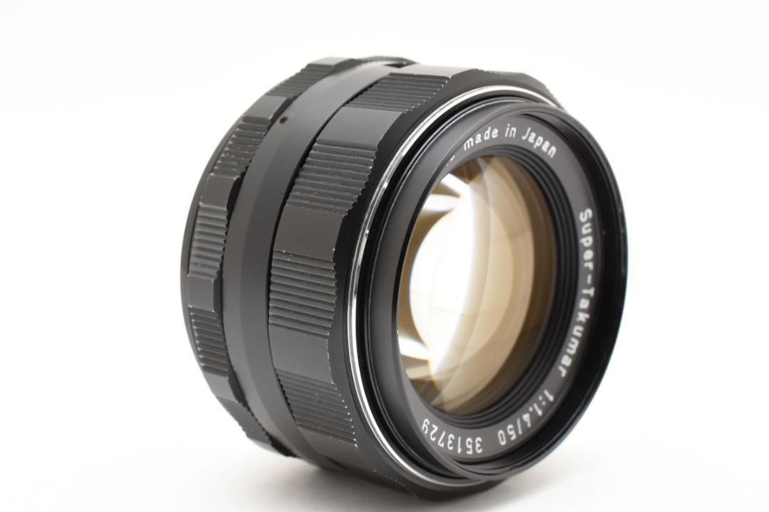 黄変なし】Super Takumar 50mm F1.4 フード付 C077 黄変なし】Super