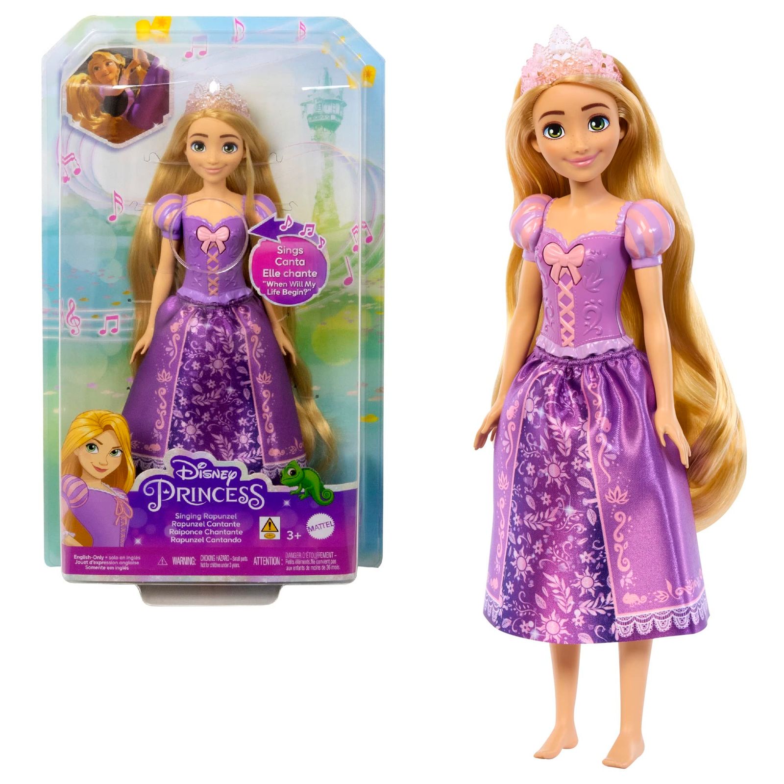 マテル(MATTEL) ディズニー（Disney）/ディズニープリンセス（Disney Princess） ラプンツェル（うたもたのしい シンギングドール）【着せ替え人形 音楽人形】【3才~】【プレゼント】HPD41 
