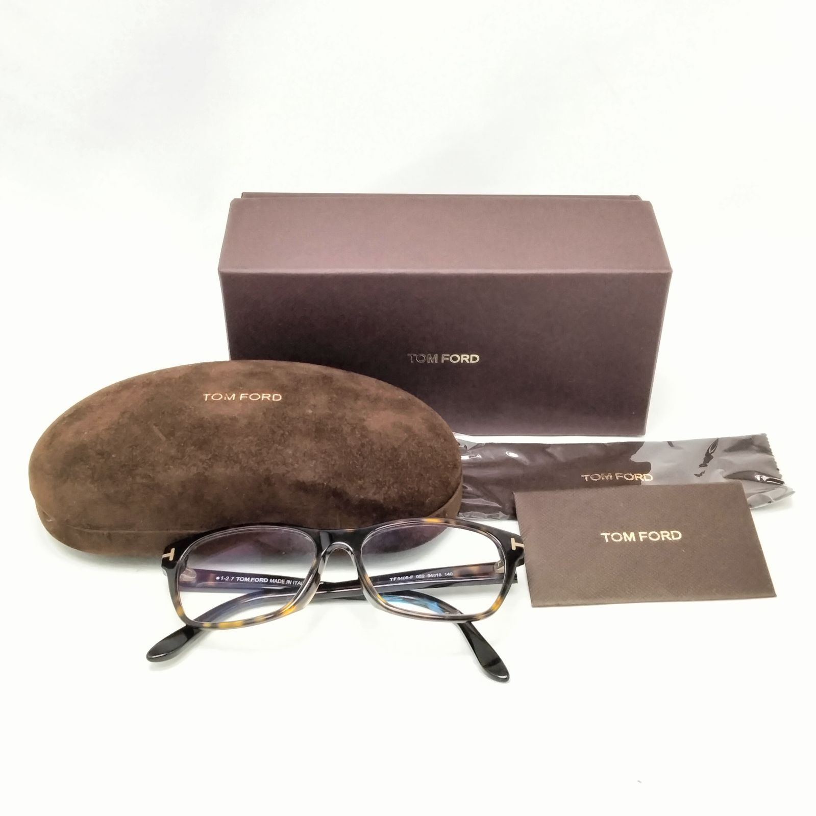 ◯ ️TOM FORD ️ トムフォード メガネ 眼鏡 アイウェア TF 5405-F 052 べっ甲柄