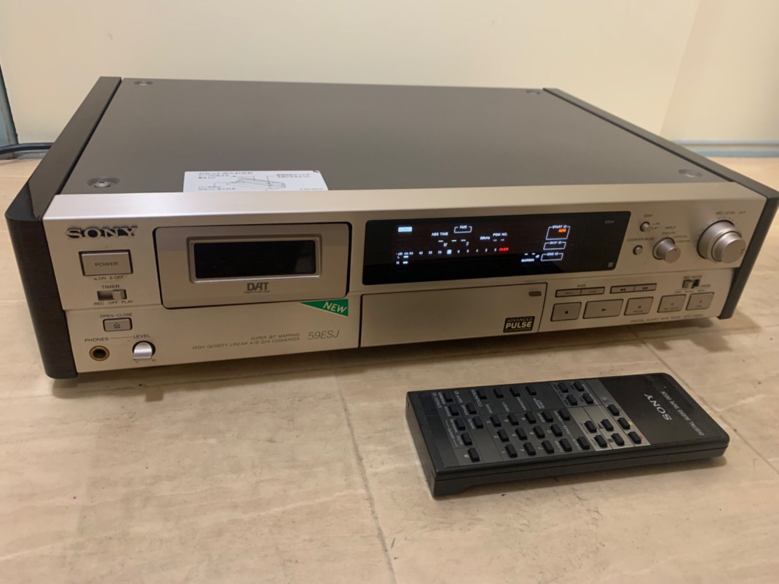 DATデッキ sony DTC 59ESJブラックSBM搭載機