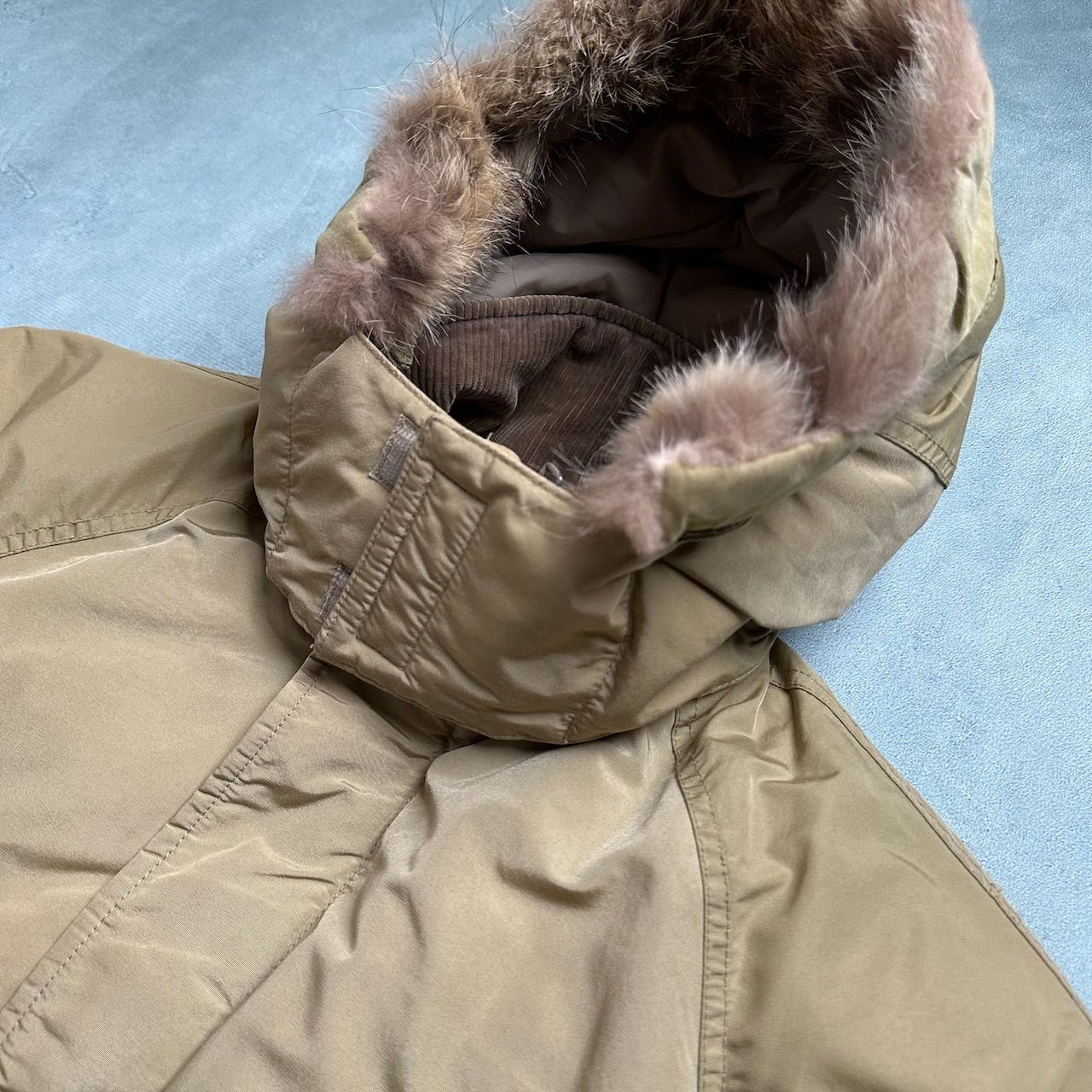 80s USA L.L.Bean グースダウン ジャケット ファーフード エルエル 