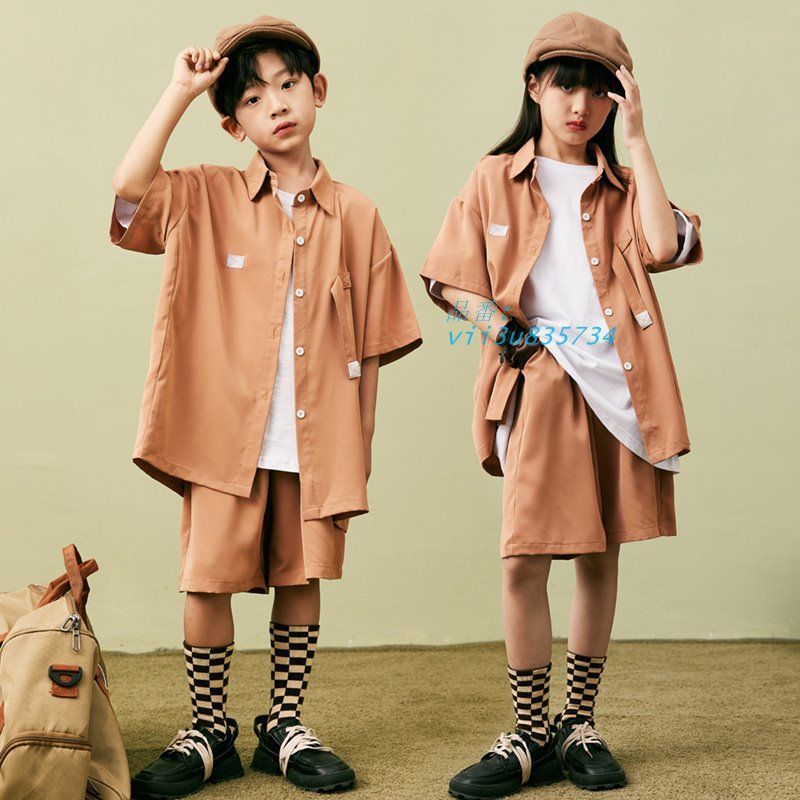 ダンスセットアップ　jk使用済み ダンス衣装 2点セット ベスト+パンツ ヒップホップ ステージ衣装