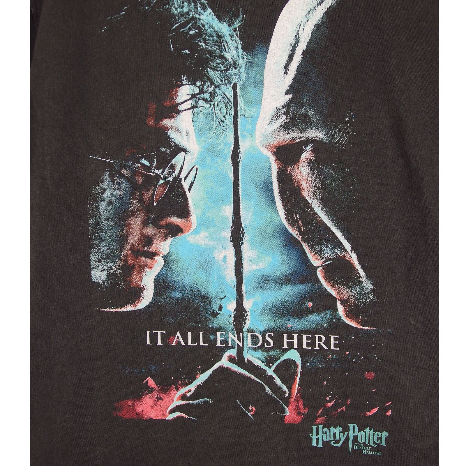 198 ハリーポッター Tシャツ Harry Pottrer 半袖 映画T ブラック L 