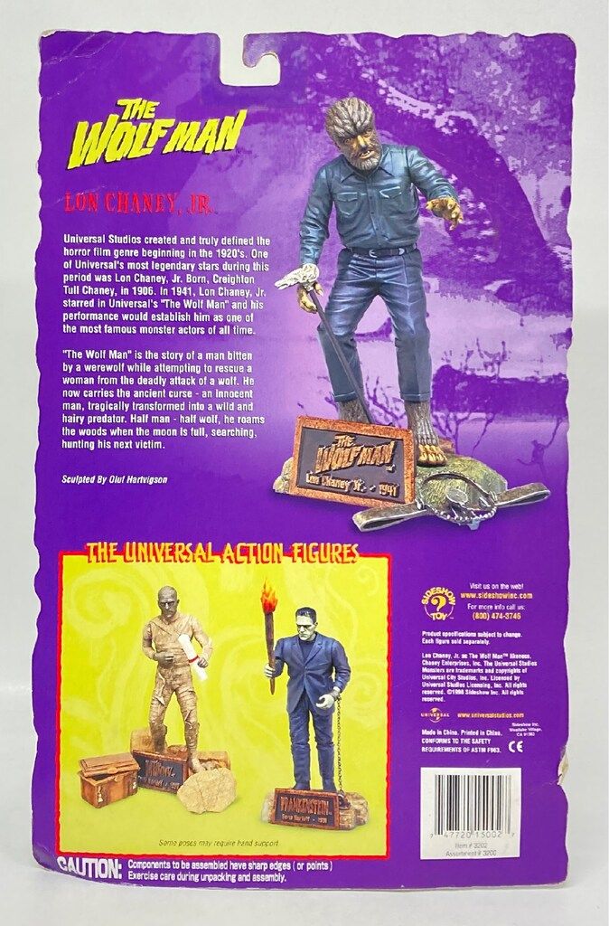 The Wolf Man フィギュア Lon Chaney, Jr. X-PLUS Lon Chaney Jr. as