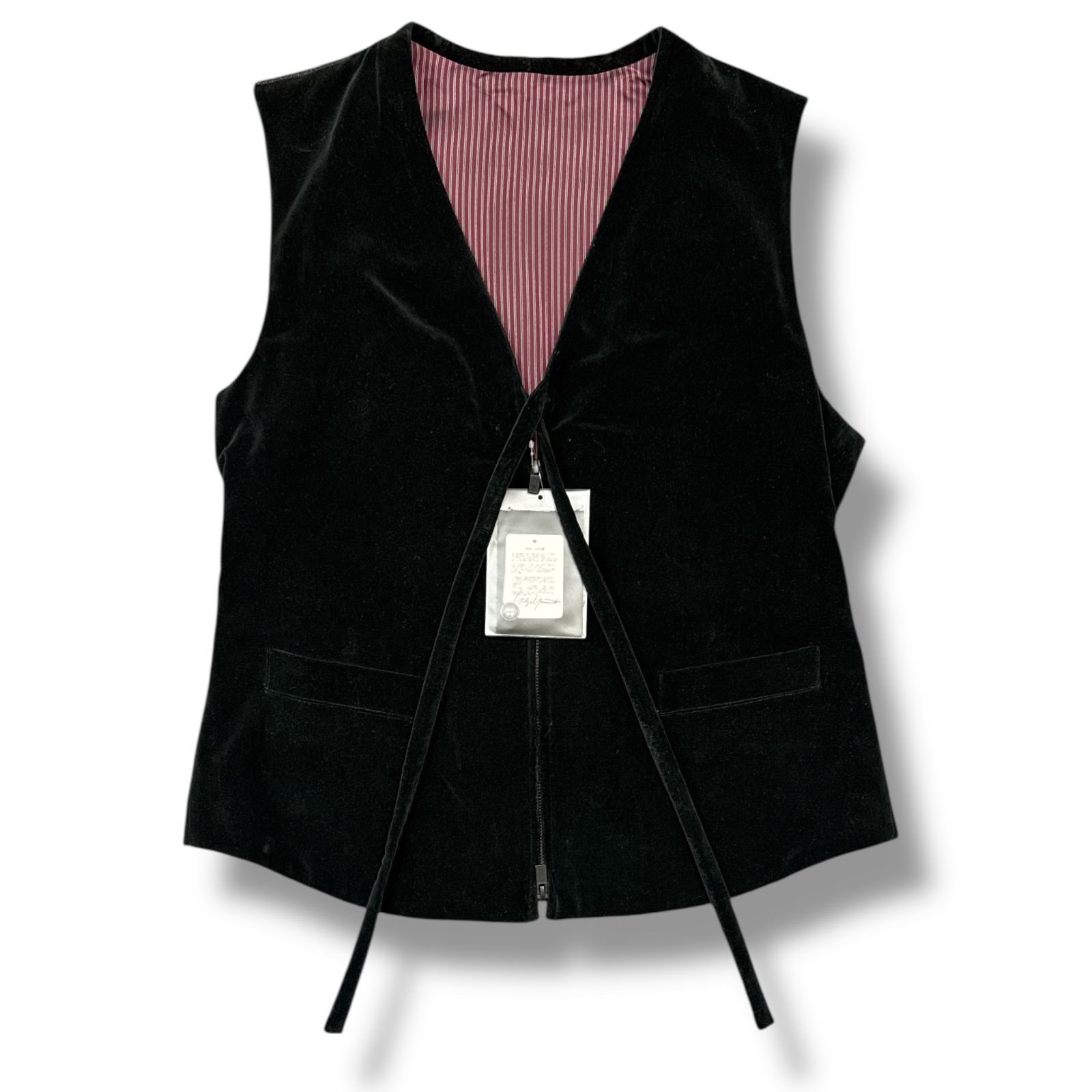 yohji yamamoto pour homme 23awベルベットベスト Yohji Yamamoto POUR HOMME 22AW VELVETEEN VEST ベルベット