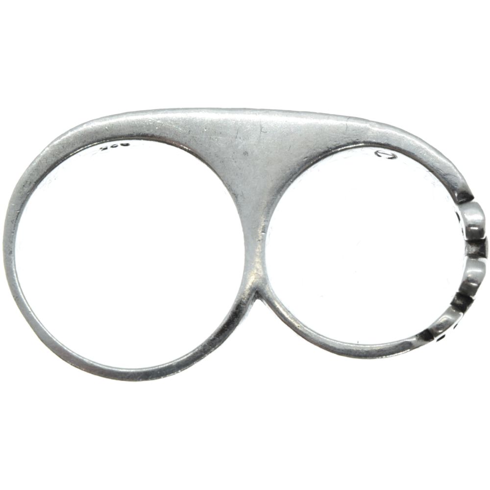 HOORSENBUHS (ホーセンブース) Double Knuckle Ring With Diamonds