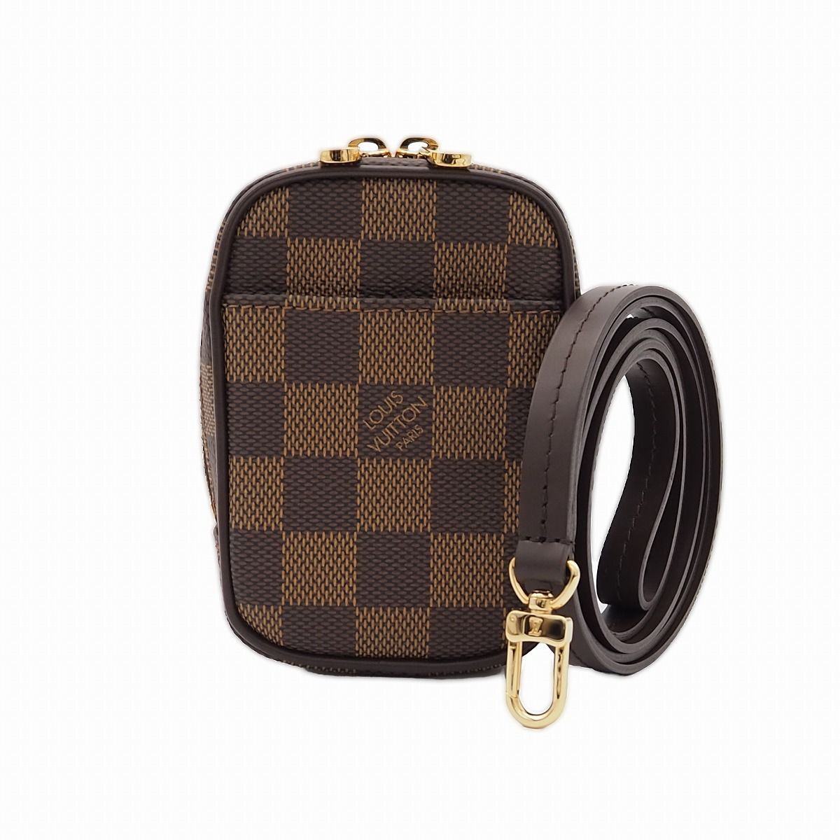 中古】LOUIS VUITTON ルイ ヴィトン エテュイ オカピPM ダミエ・エベヌ