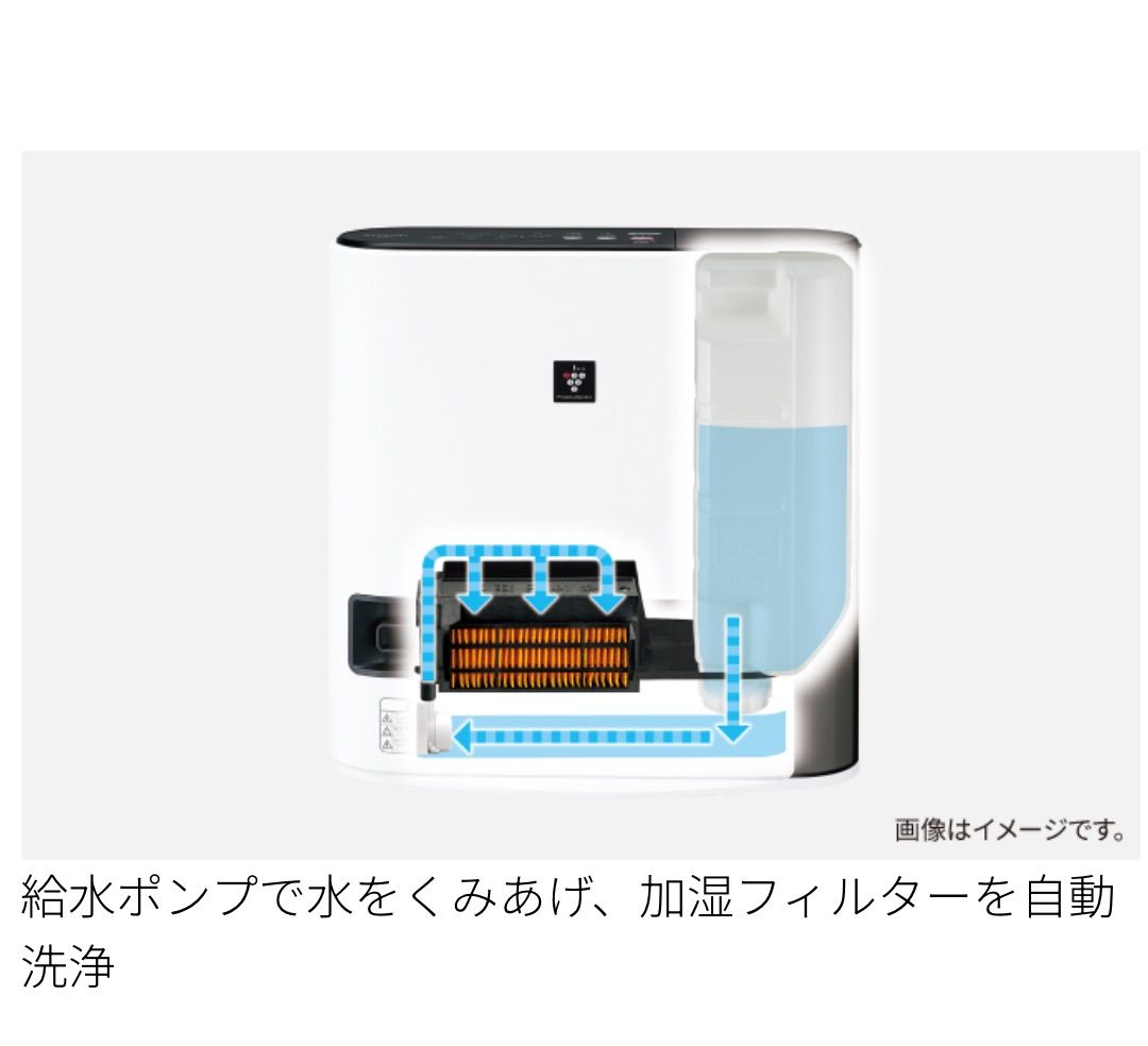 SHARP 加湿セラミックファンヒーター HX-TK12-T SHARP HX-TK12-W