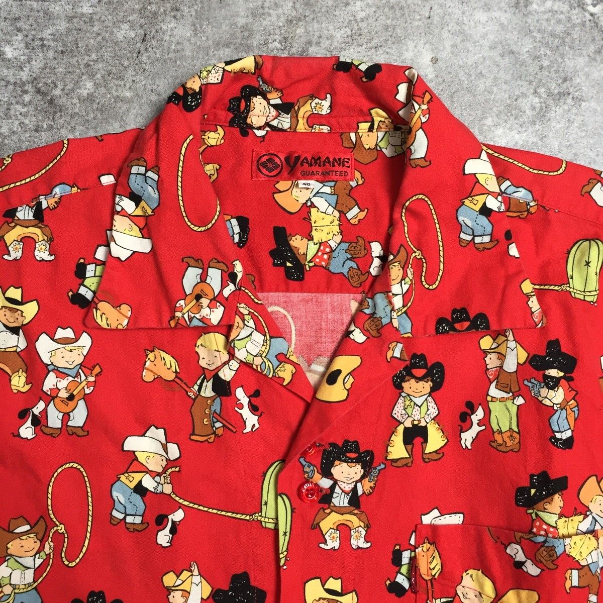 EVISU エヴィス 3ポケットアロハシャツ yamane 開襟 半袖シャツ 総柄  