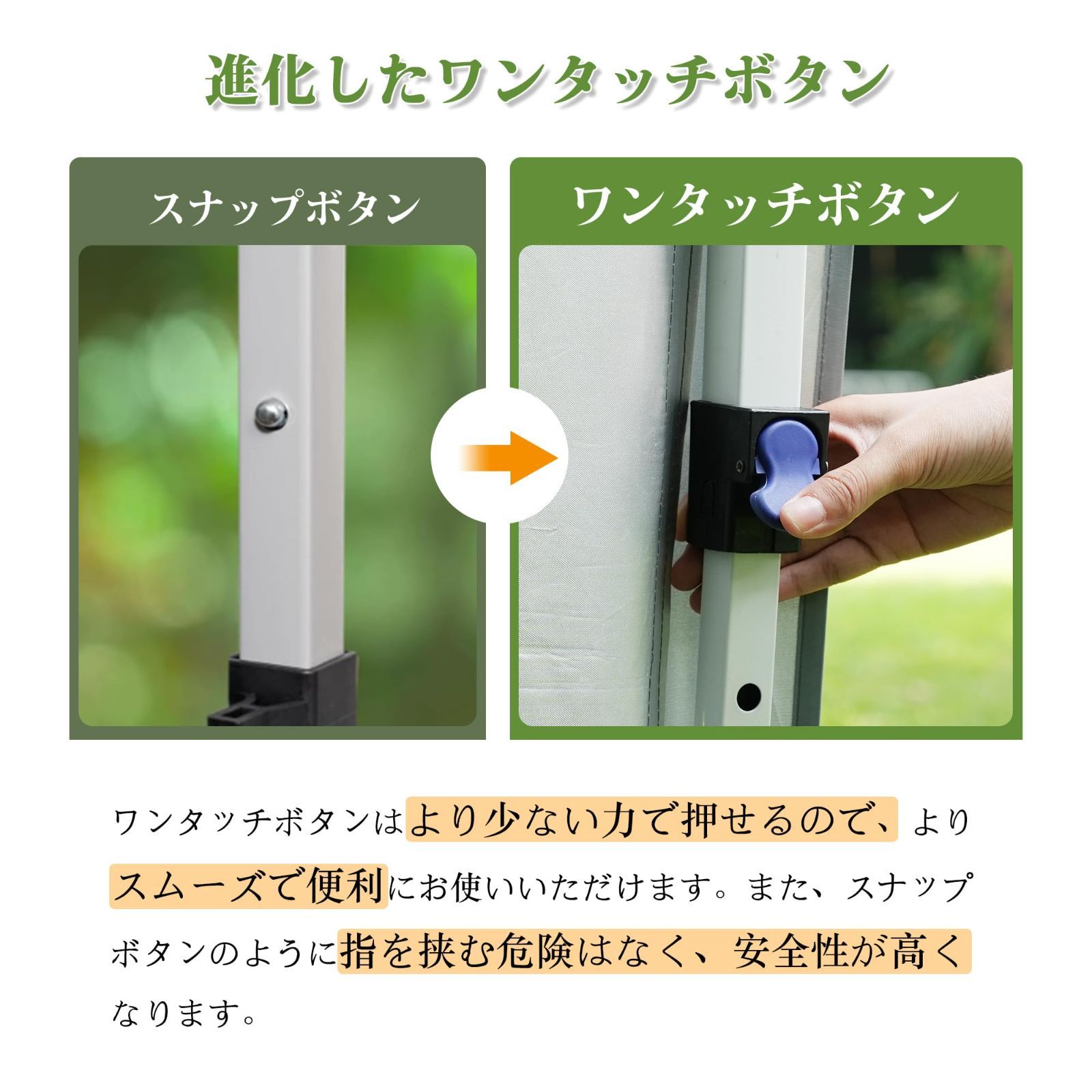 ワンタッチタープ キャンプ